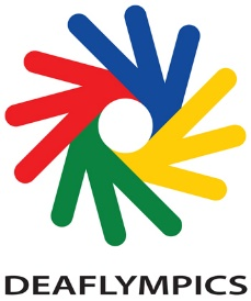 Deaflympics (ICSD) logo