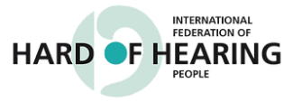 International Federation of Hard of Hearing People (IFHOH) logo