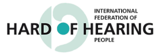 International Federation of Hard of Hearing People (IFHOH) logo