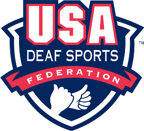 USA Deaf Sport Federation (USADSF) logo